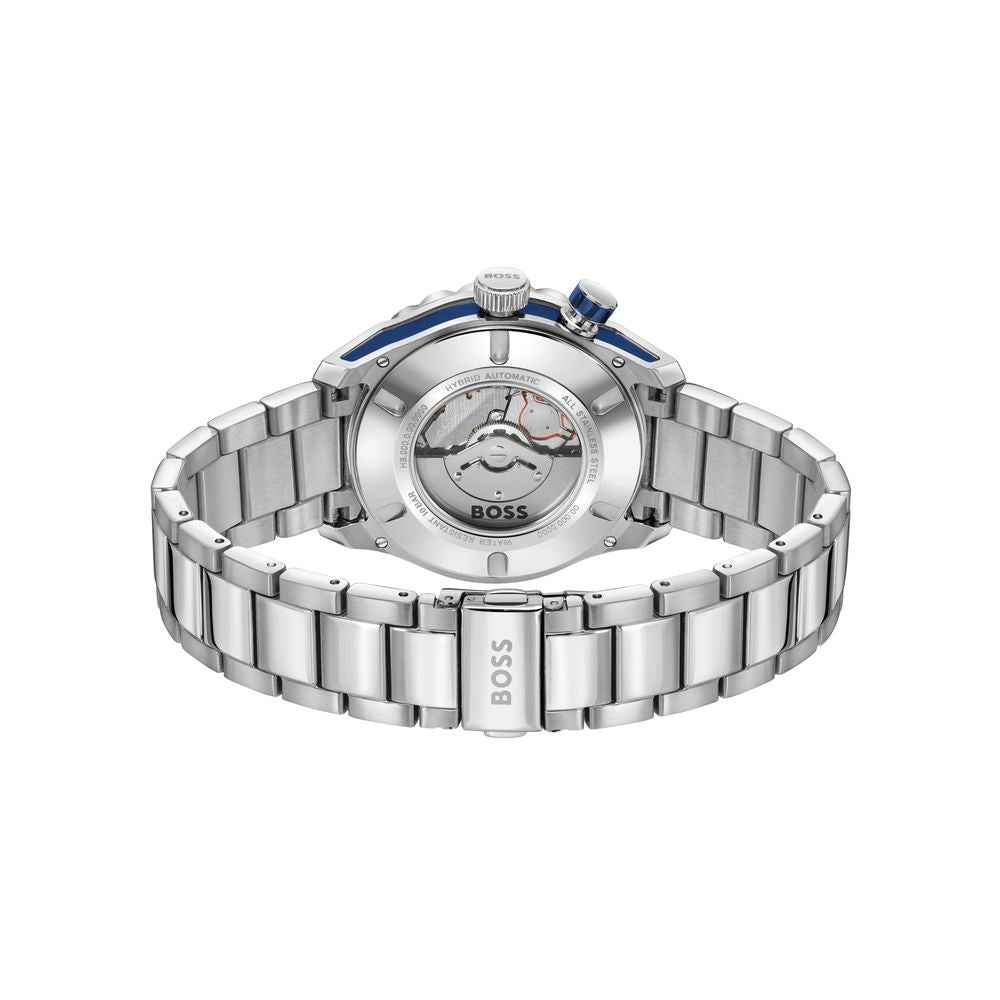 Gray Stainless Steel Dress Watch