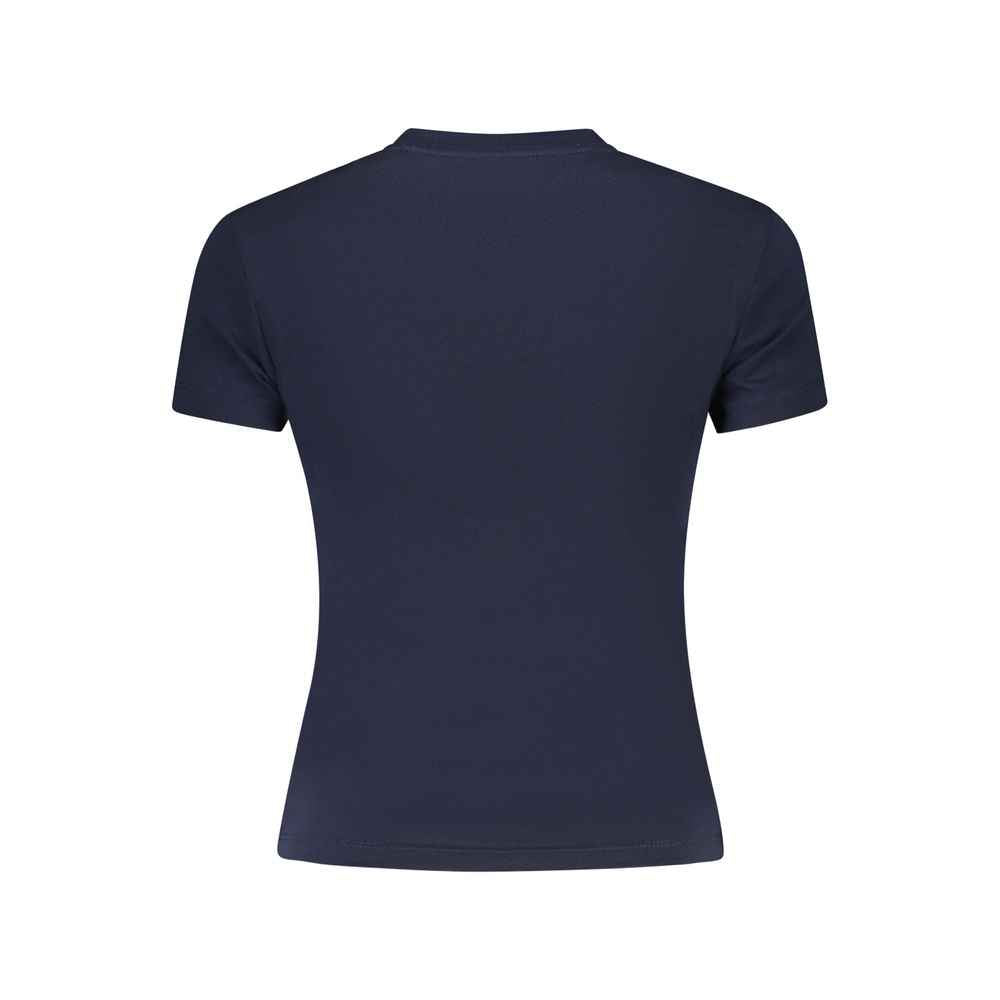 Blue Cotton Women's T-Shirt