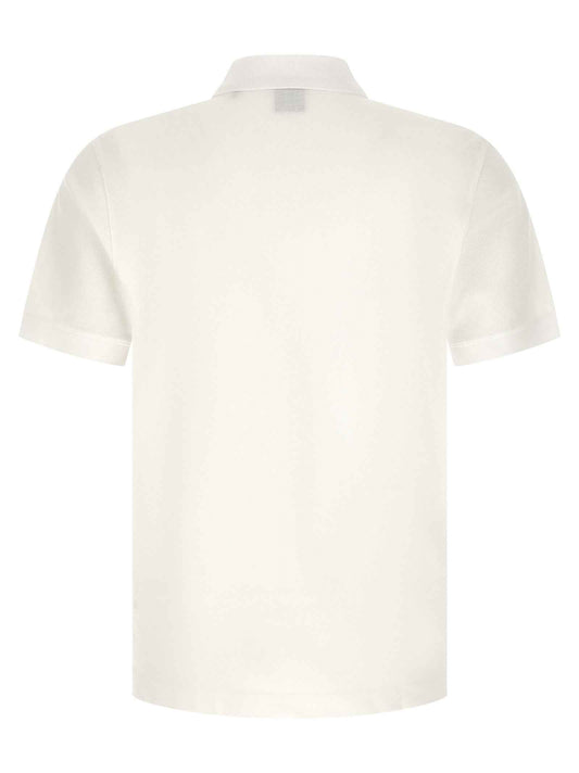 White Cotton Polo Shirt