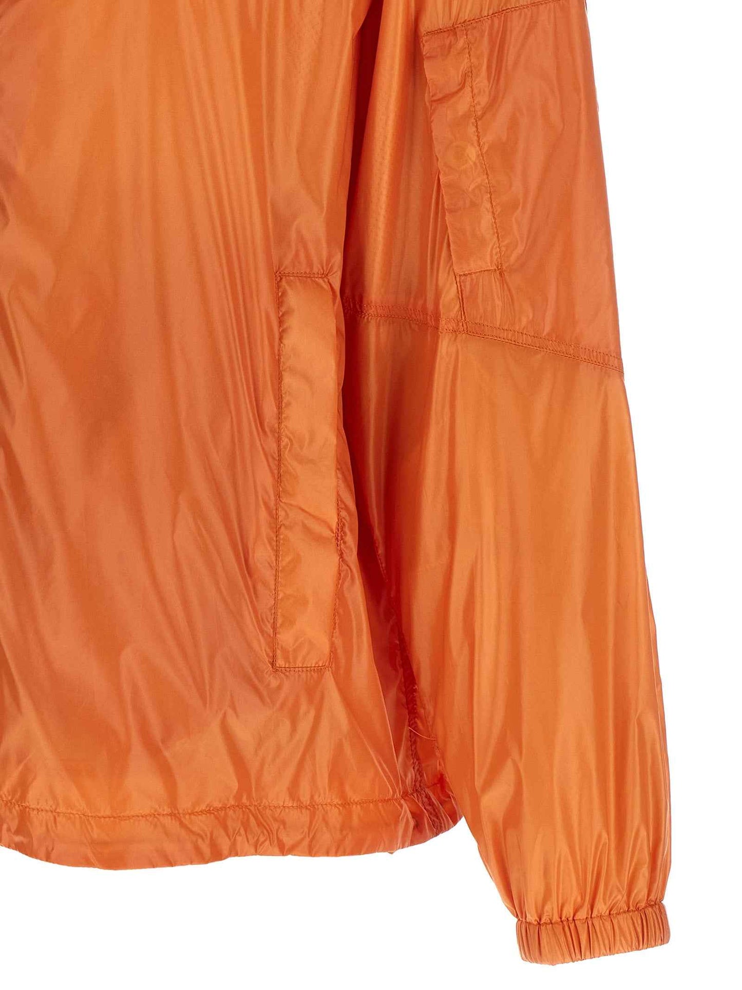 Blue Polyester Shell Jacket