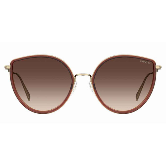 Brown Metal Sunglasses