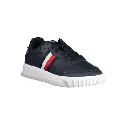Blu Leather Men Sneaker