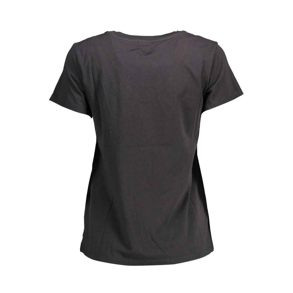 Black Organic Cotton Women T-Shirt
