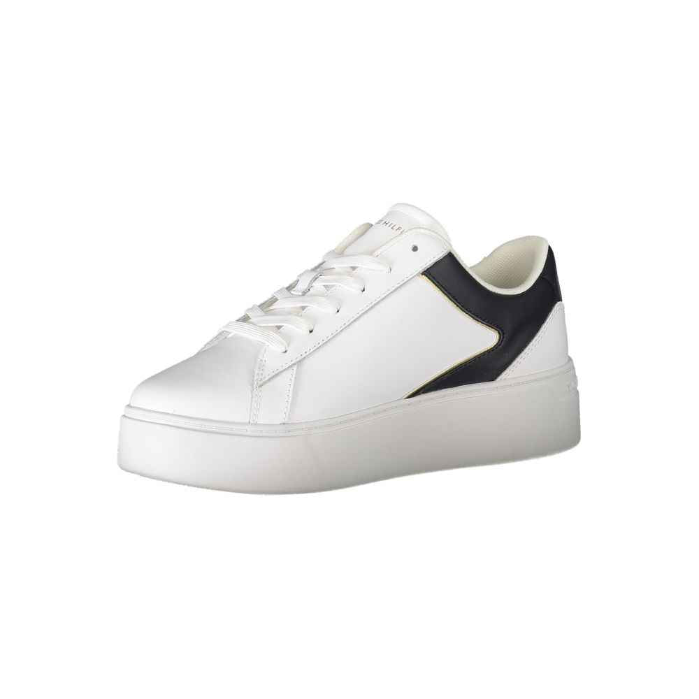 Bianco Polyurethane Women Sneaker