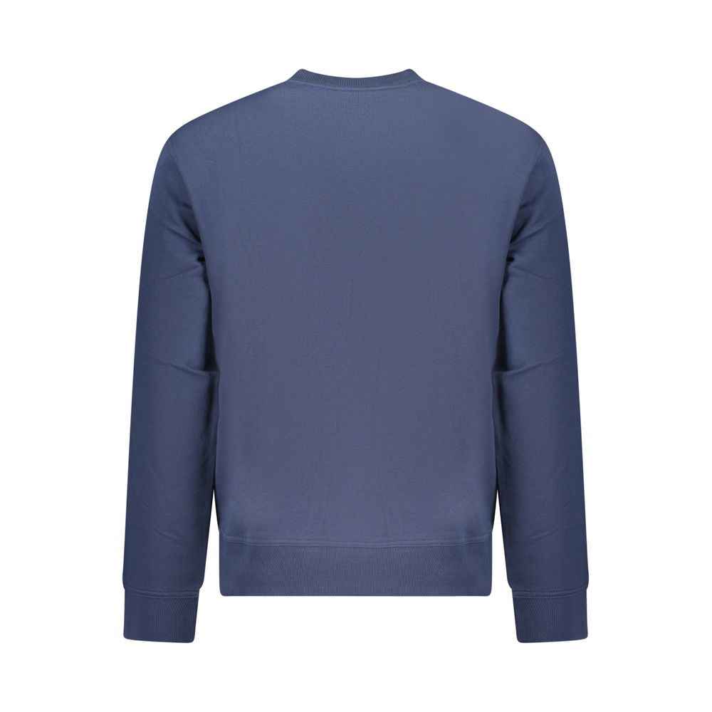 Blue Cotton Men's Sweatshirt