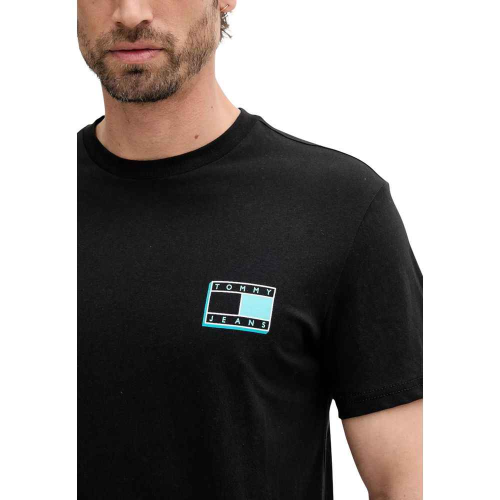 Black Recycled Cotton T-Shirt