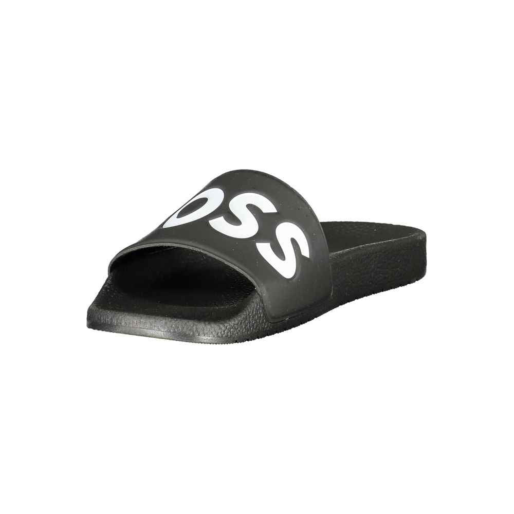 Nero Polyurethane Men Ciabatta