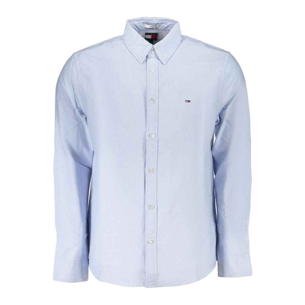 Azzurro Cotton Men's Shirt