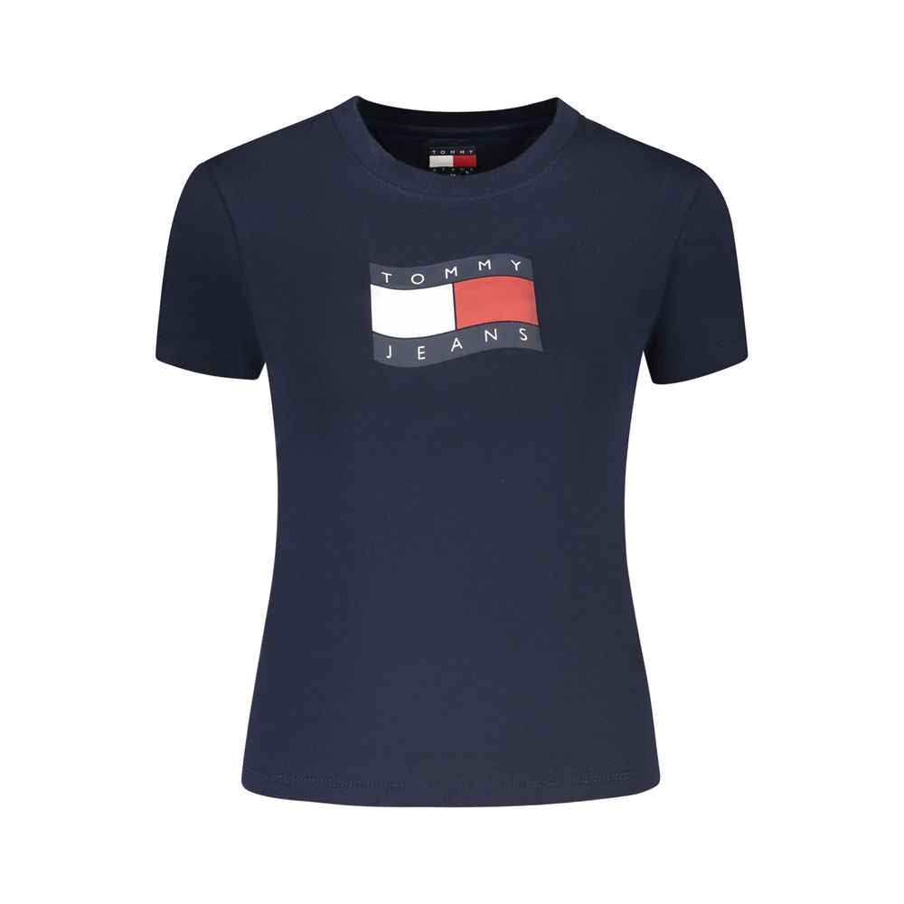 Blue Cotton Women's T-Shirt