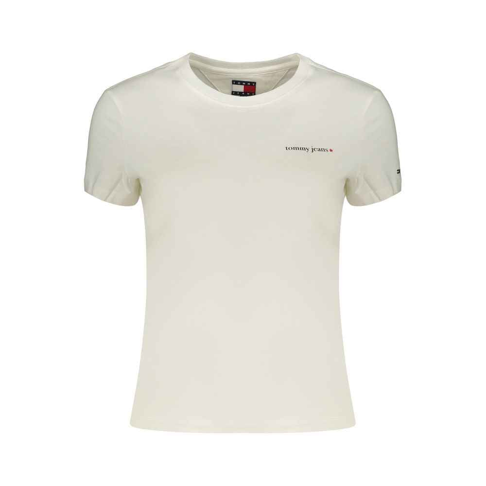 White Cotton Women's T-Shirt