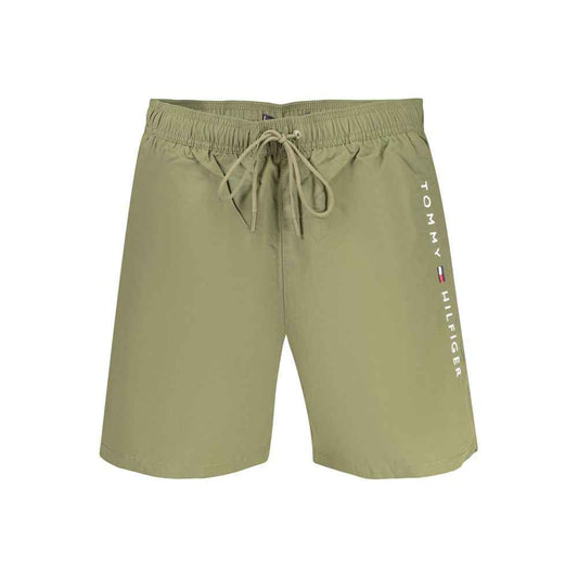 Green Polyester Men's Boxer