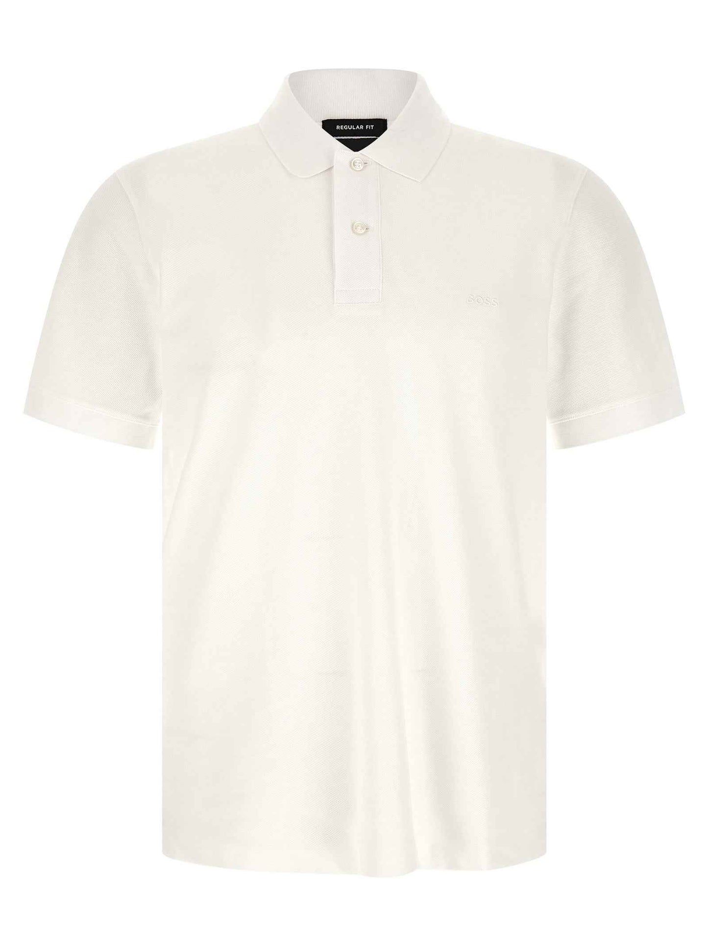 White Cotton Polo Shirt
