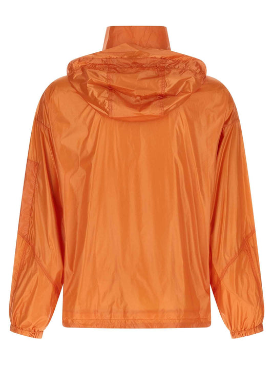 Blue Polyester Shell Jacket