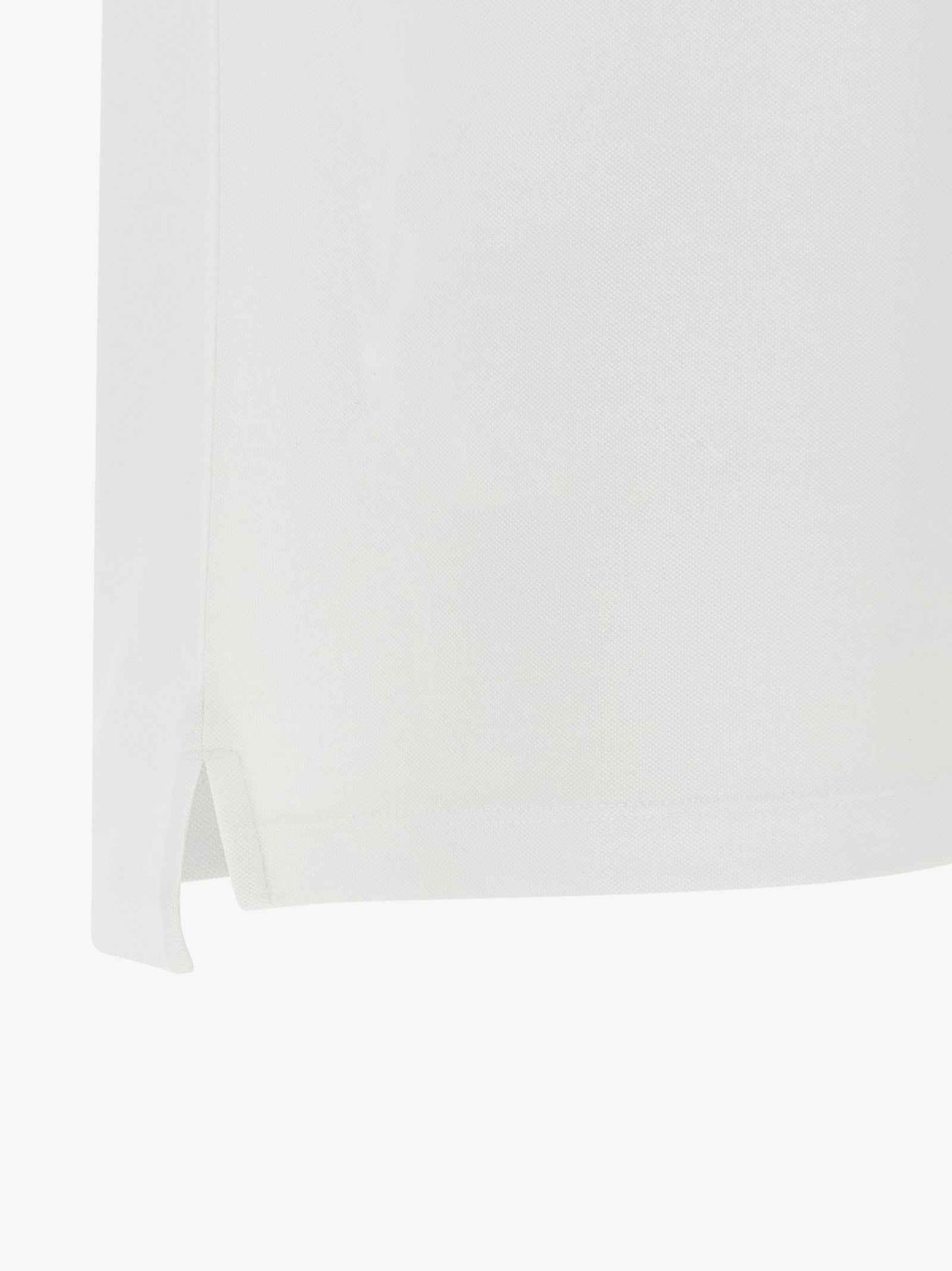 White Cotton Polo Shirt