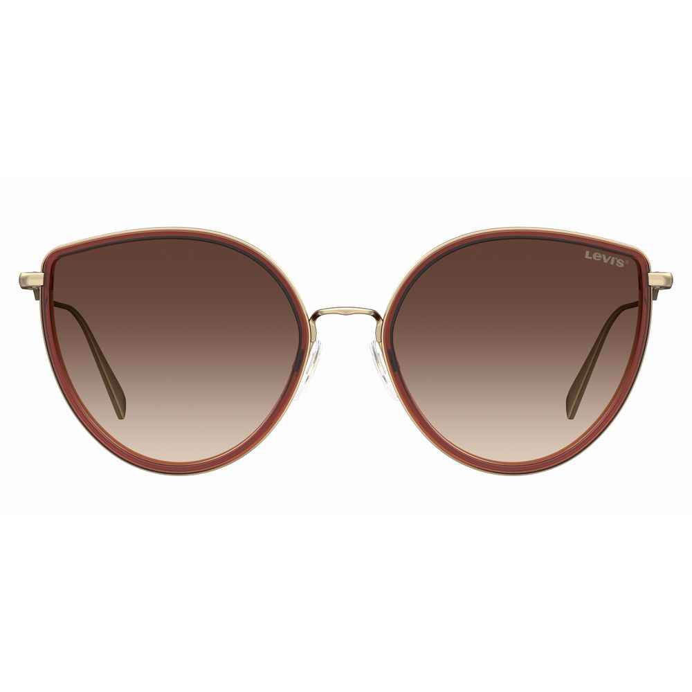 Brown Metal Sunglasses