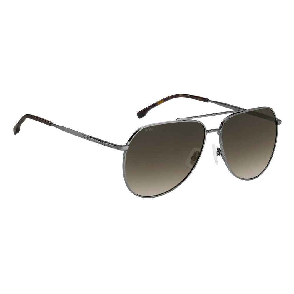 Gray Metal Sunglasses