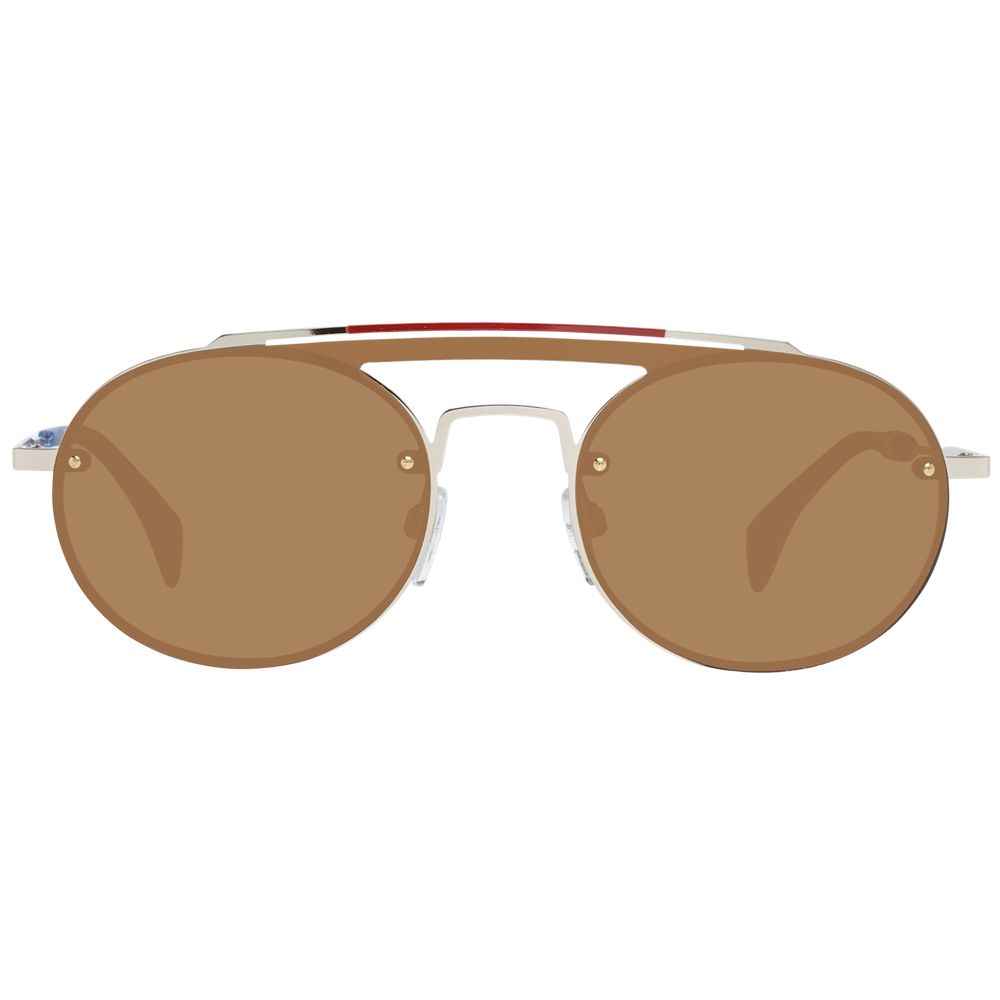 Gold Metal & Plastic Sunglasses