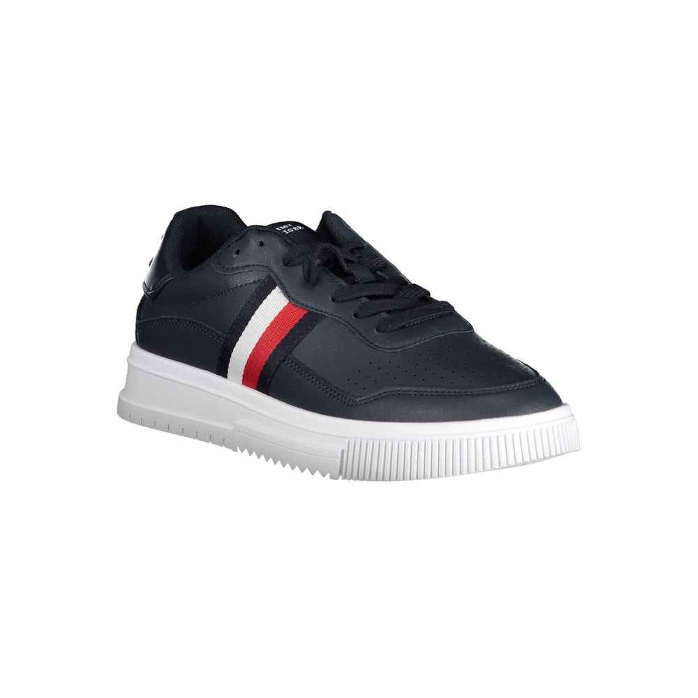 Blu Leather Men Sneaker