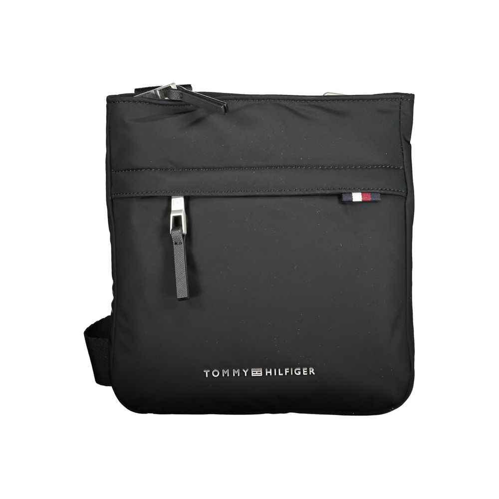 Black Polyurethane Women Shoulder Bag