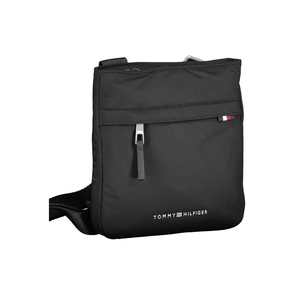 Black Polyurethane Women Shoulder Bag