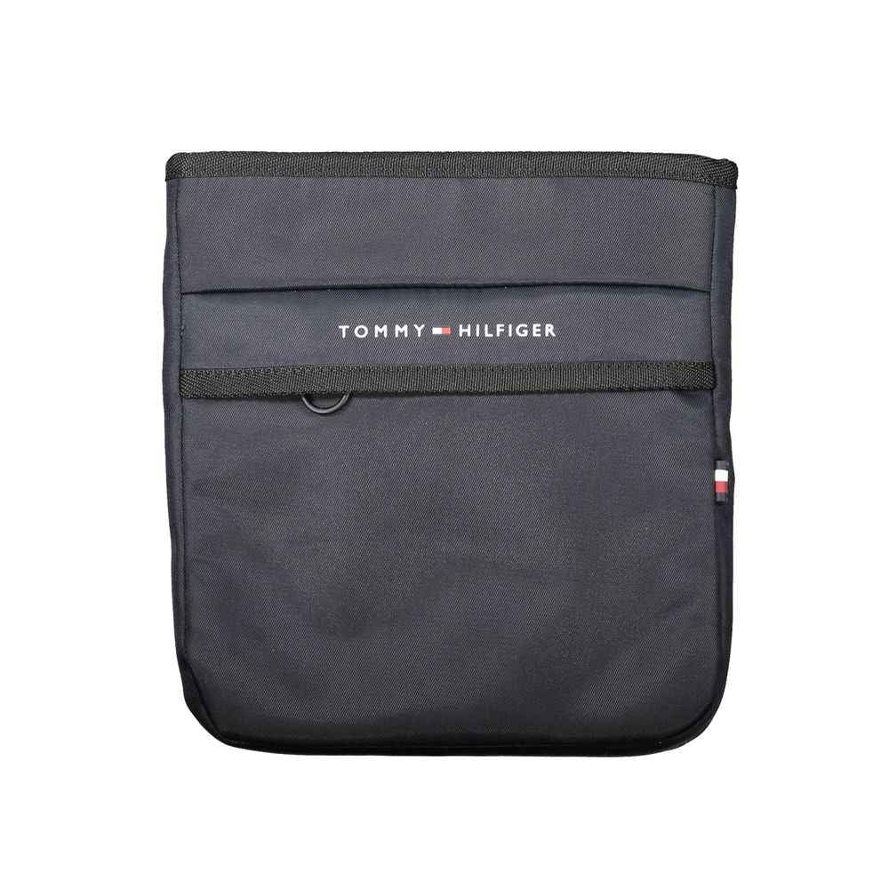 Blue Polyester Men's Shoulder Bag