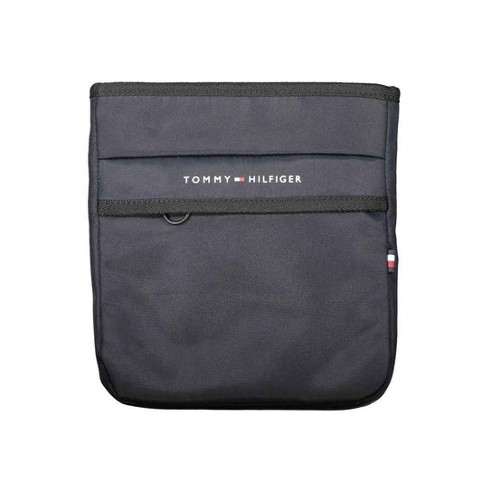 Blue Polyester Men's Shoulder Bag