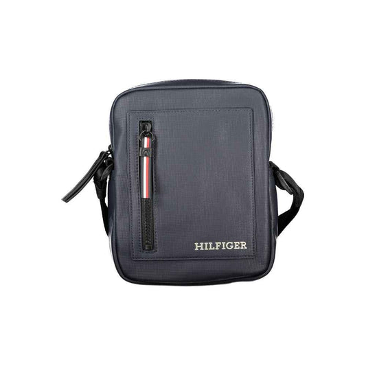 Blu Poliuretano Men's Shoulder Bag