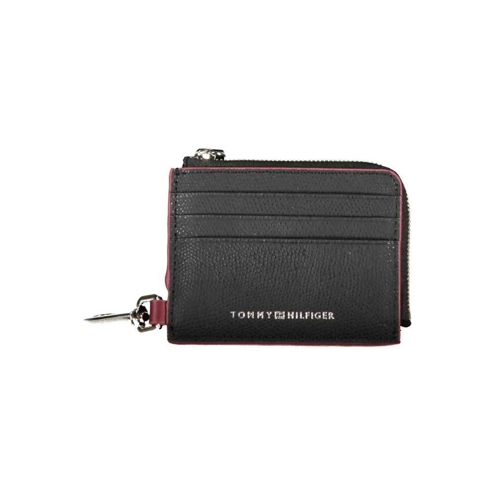 Black Leather Men Wallet Holder