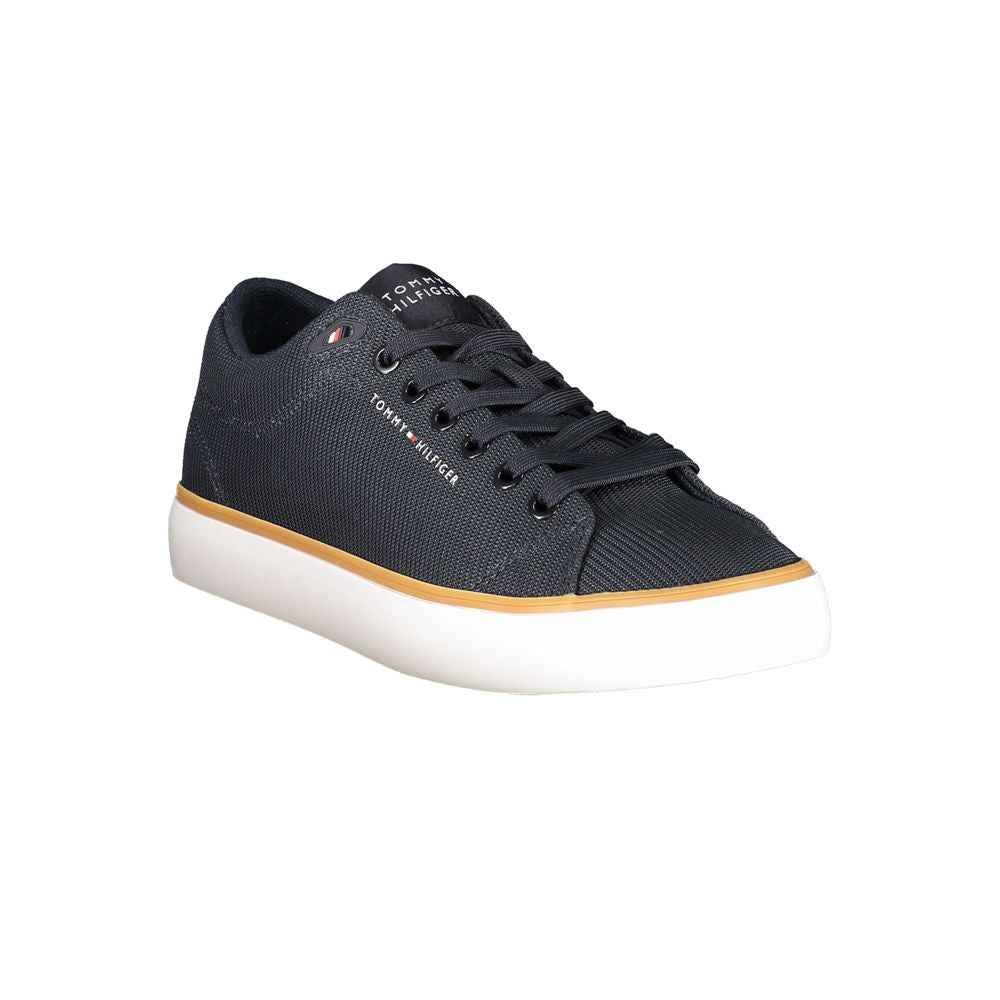 Blue Polyester Men Sneaker