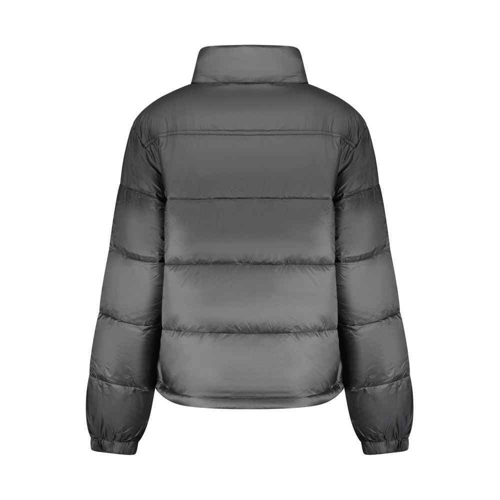 Black Polyester Women Jacket
